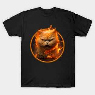 cat fire T-Shirt